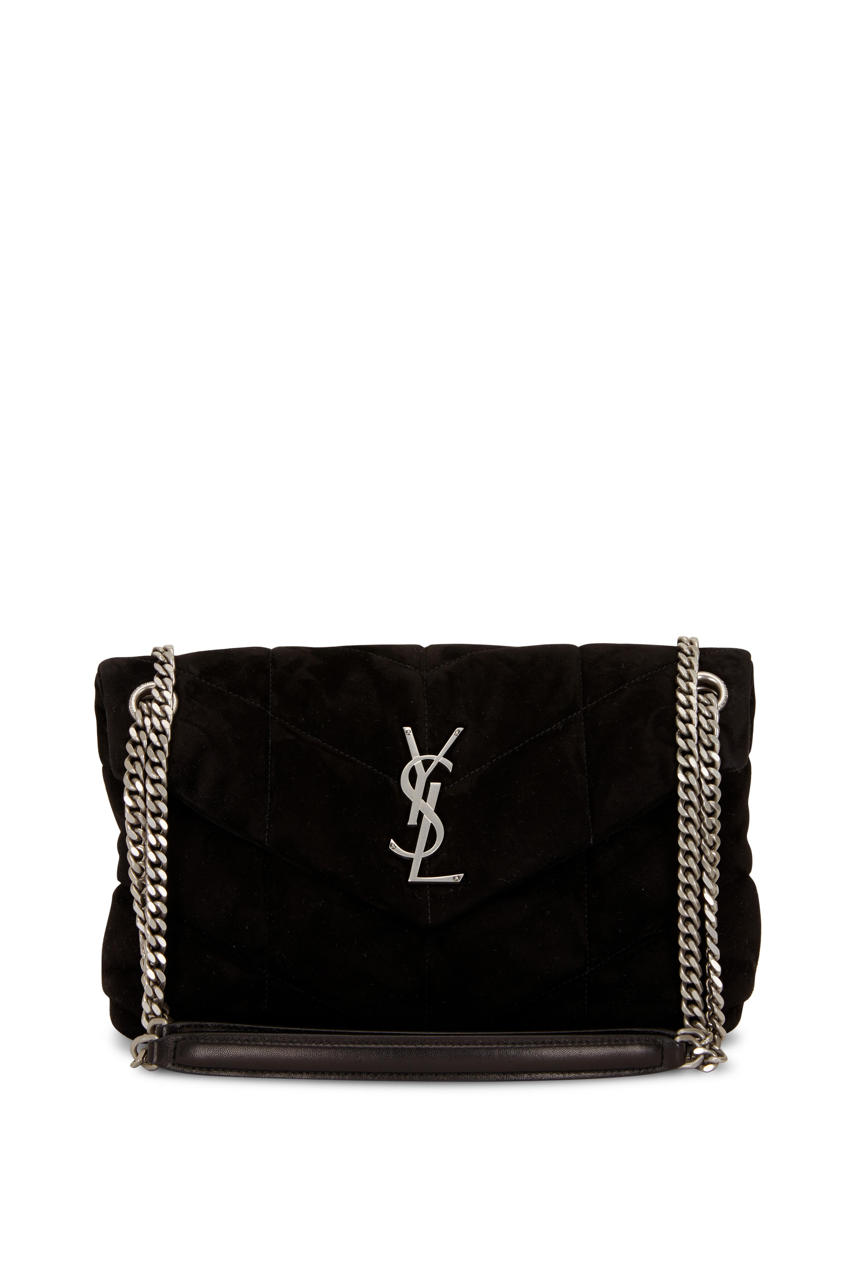 SAINT LAURENT Loulou Puffer small quilted leather shoulder bag