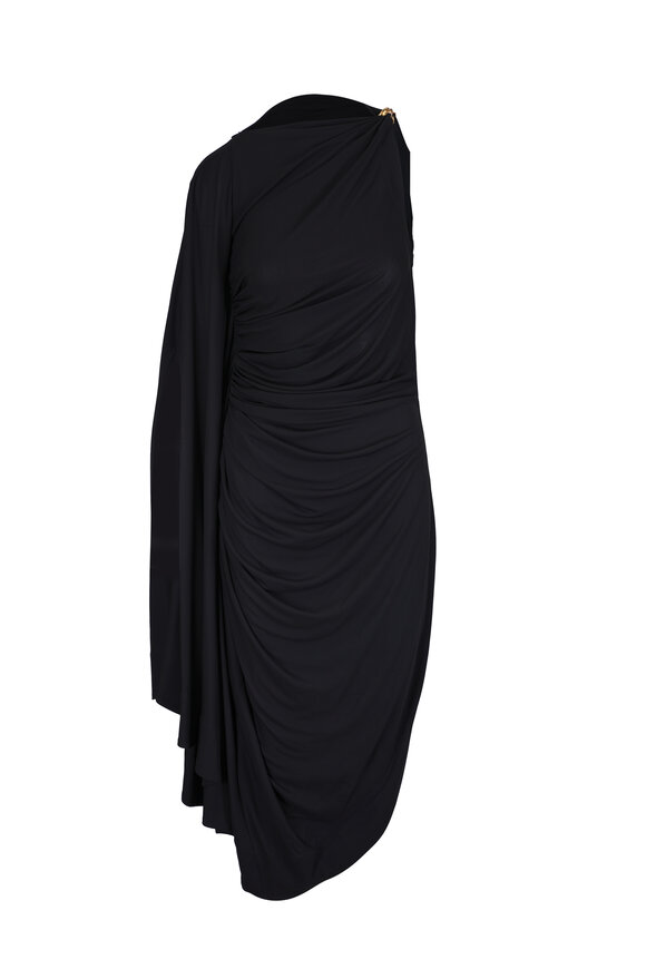 Elie Saab - Black Lace Top Long Sleeve Gown | Mitchell Stores