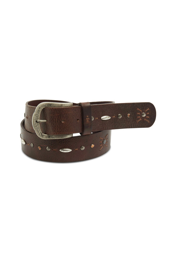 Henry Beguelin - Brown Washed Leather Belt