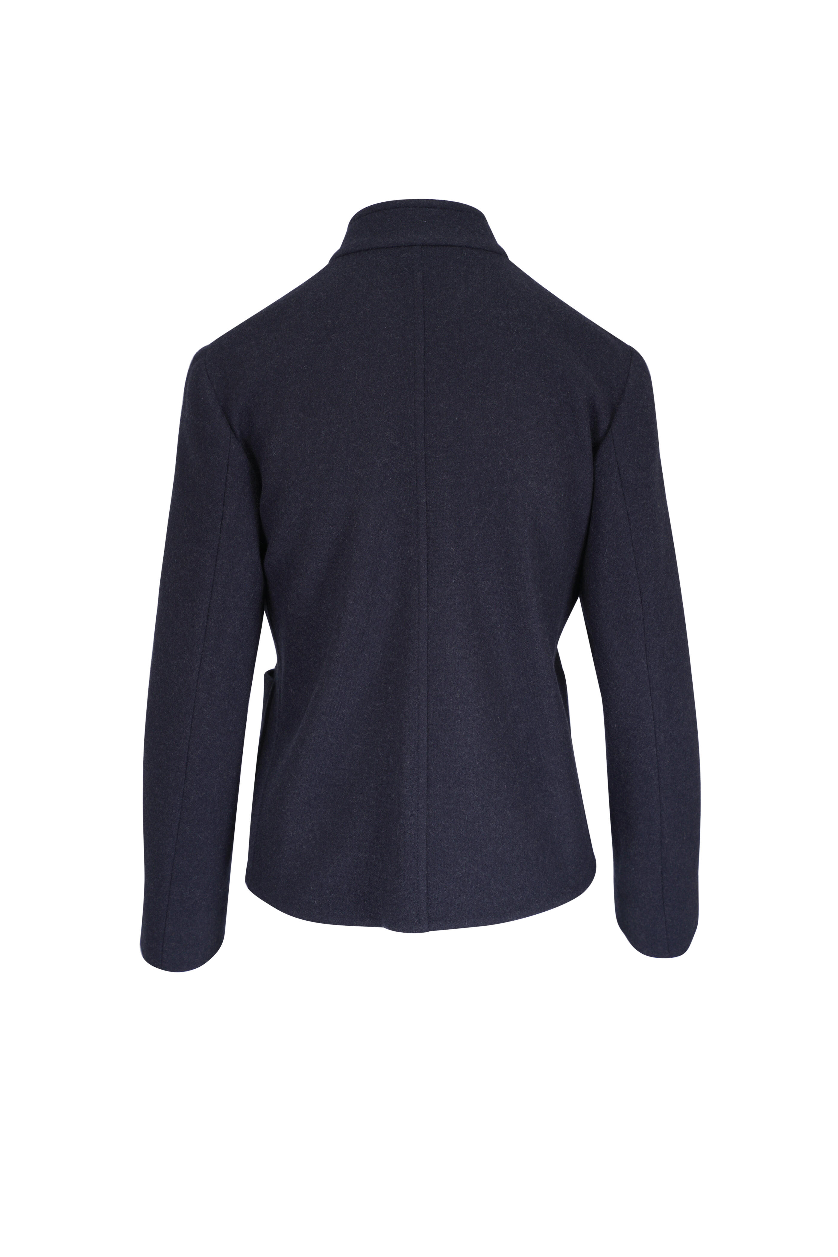 Loro Piana - Mini Spagna Navy Blue Cashmere Jacket - view 2