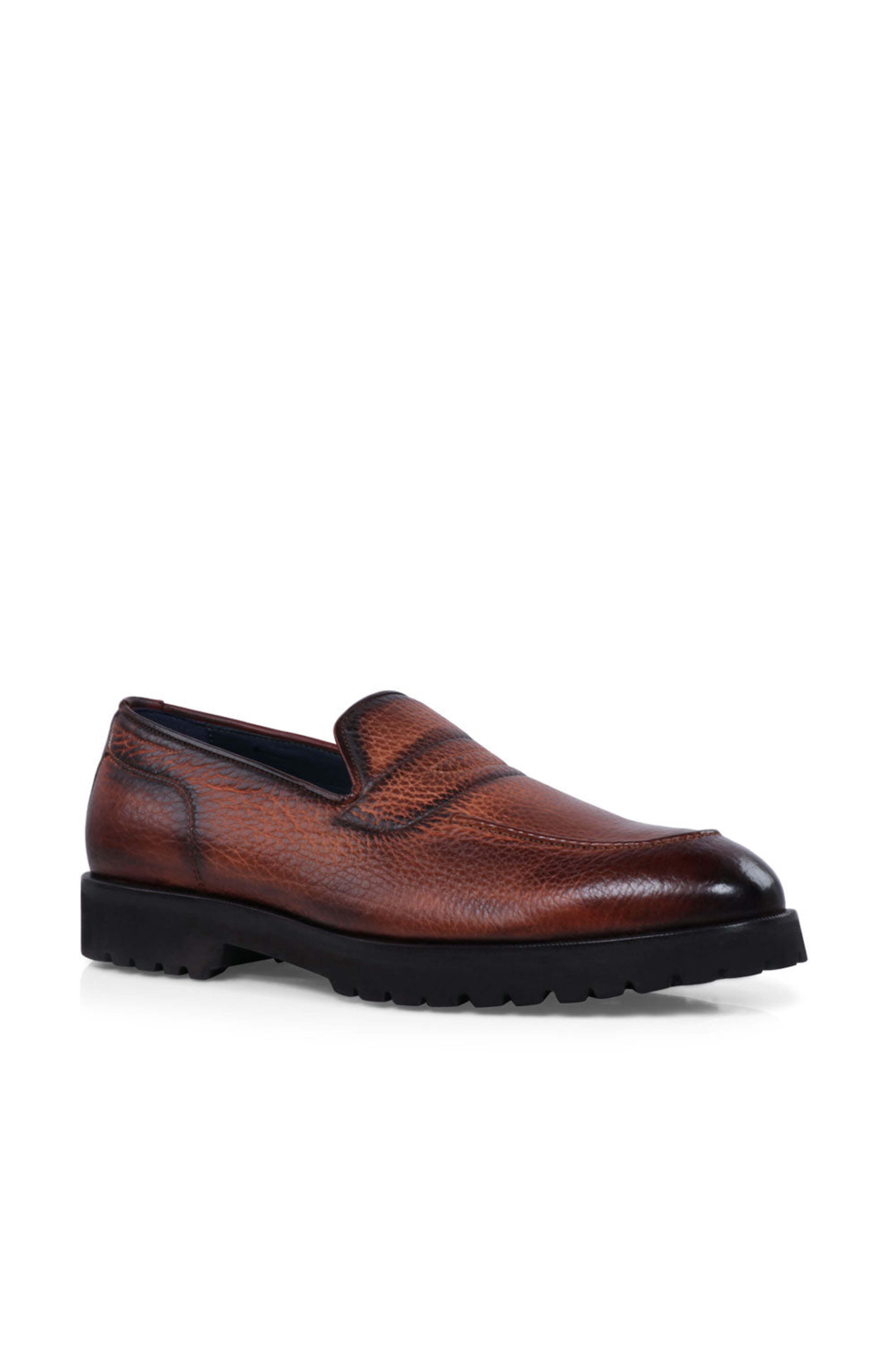 Scarpe di Bianco - Ridotti Leather Loafer in Havana