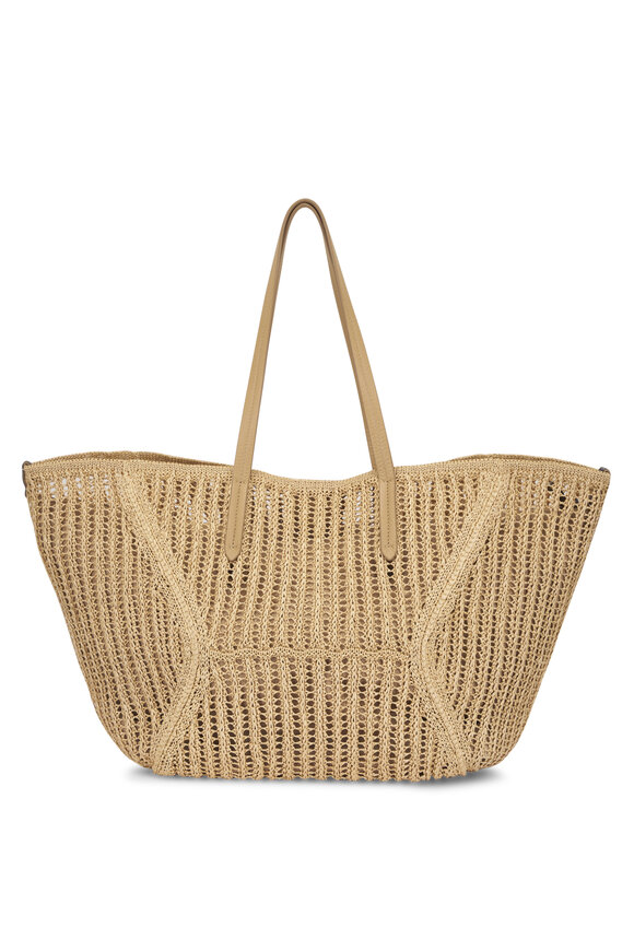 Brunello Cucinelli BC Duo Rope Techno Raffia Tote - view 4