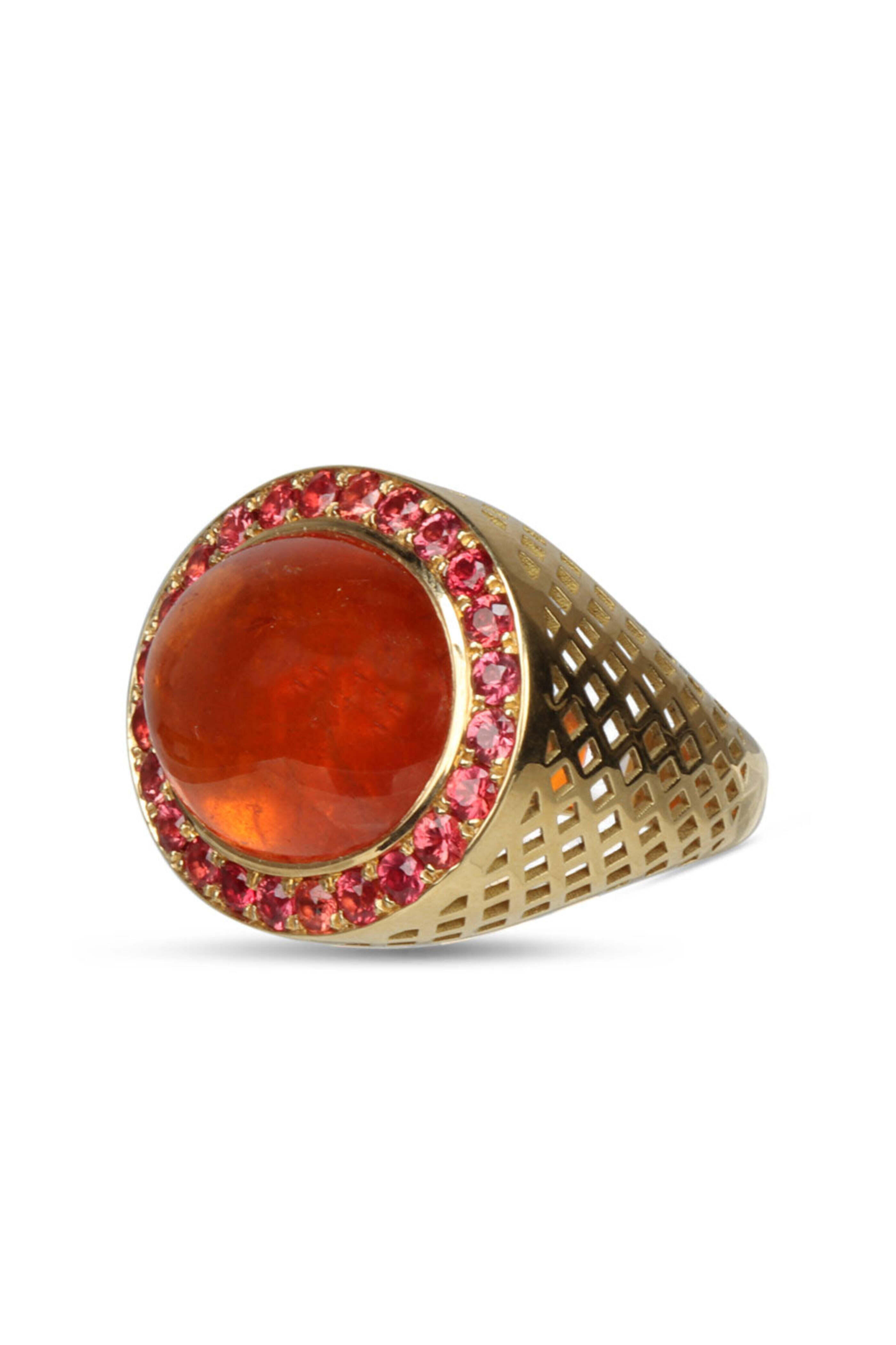 Ray Griffiths - Garnet and Sapphire Dress Ring