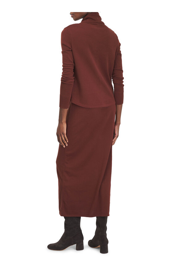Johanna Ortiz Celestial Silence Chocolate Knit Cotton Dress - view 3