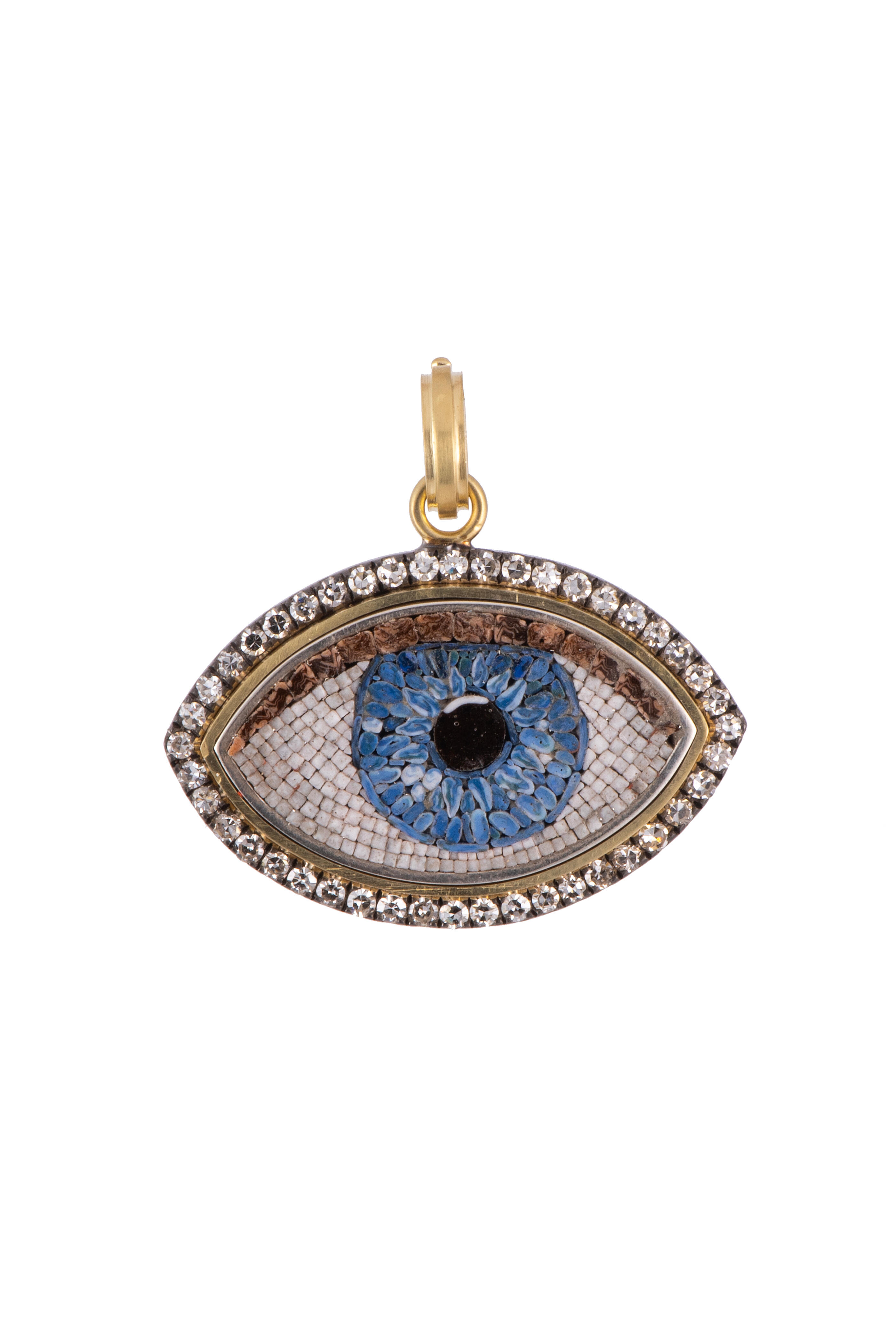 Sylva & Cie - Mosaic Evil Eye Pendant - view 3