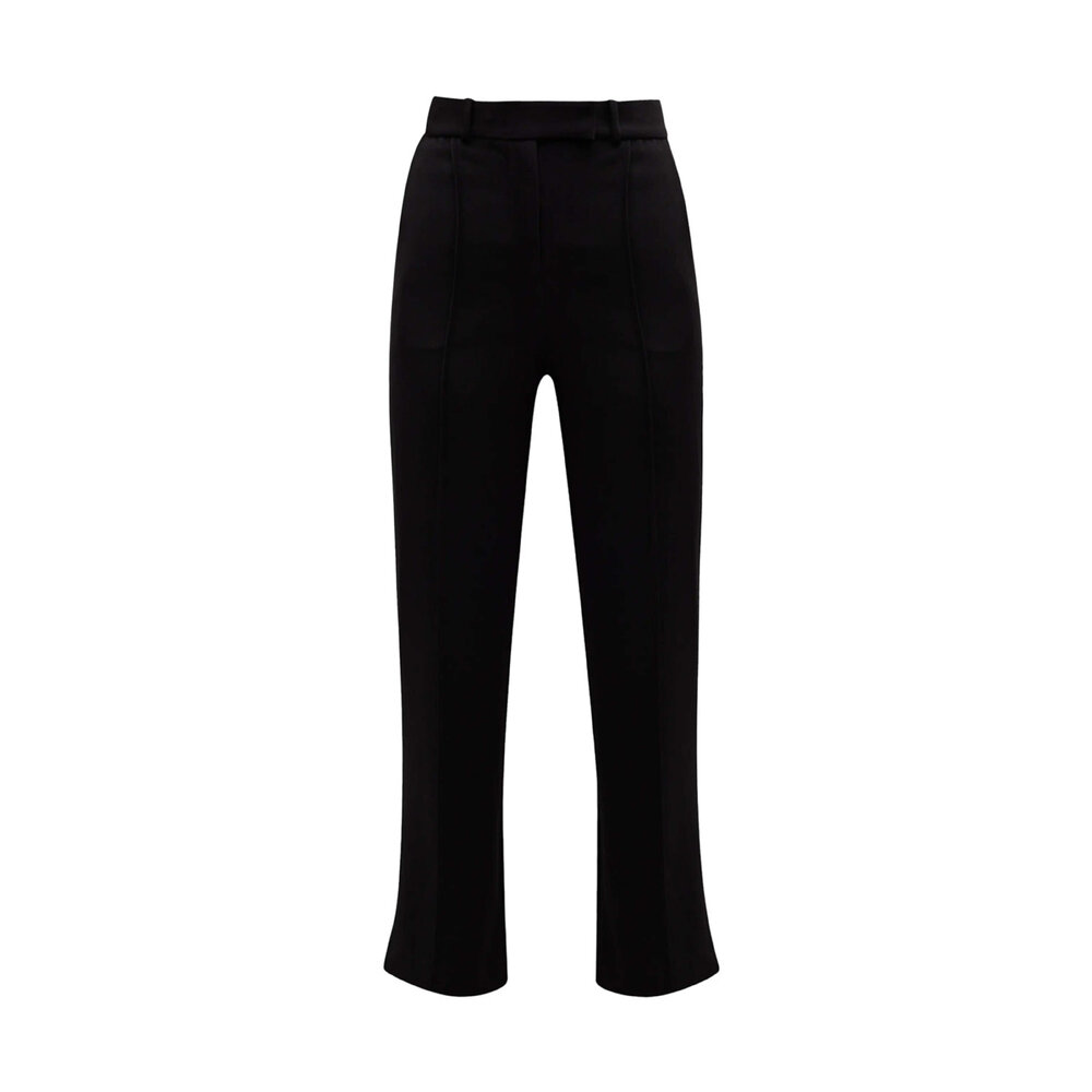 ☆KHAKIPOINT☆ Basic Knit Pants black STRUCTURED KNIT PANTS - Black | ZARA United States