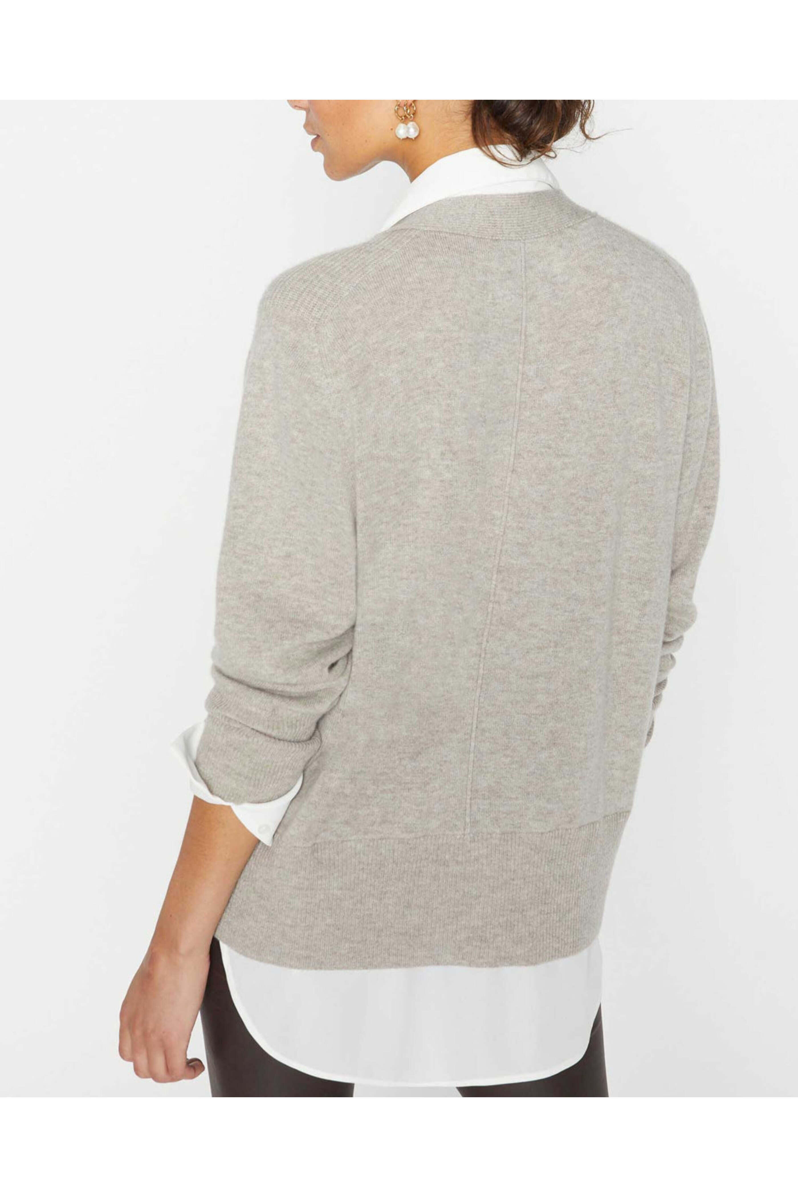 Brochu Walker - Light Chia Melange Callie Layered Looker Cardigan