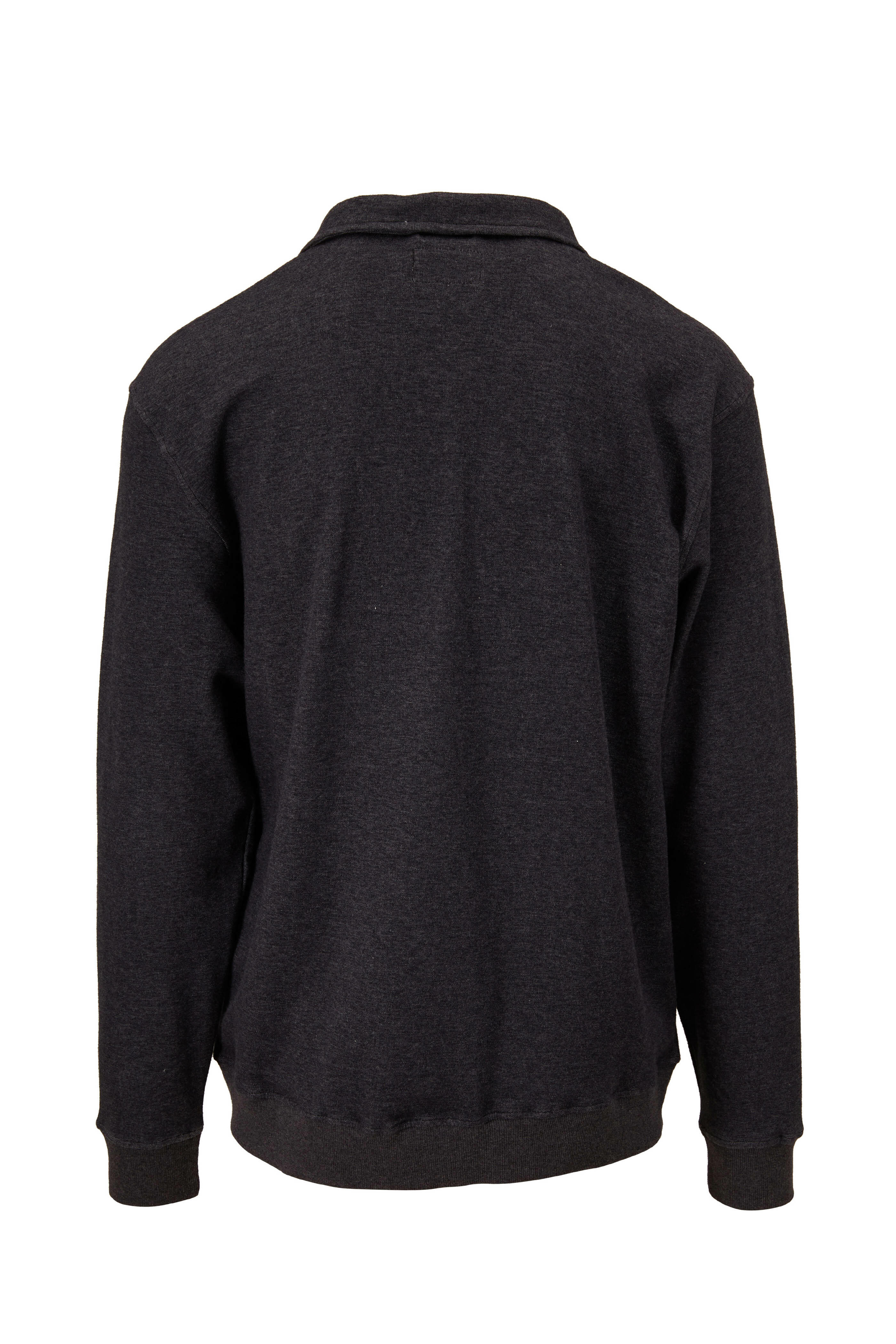 Linksoul - Black Double Knit Front Zip Knit Sweater