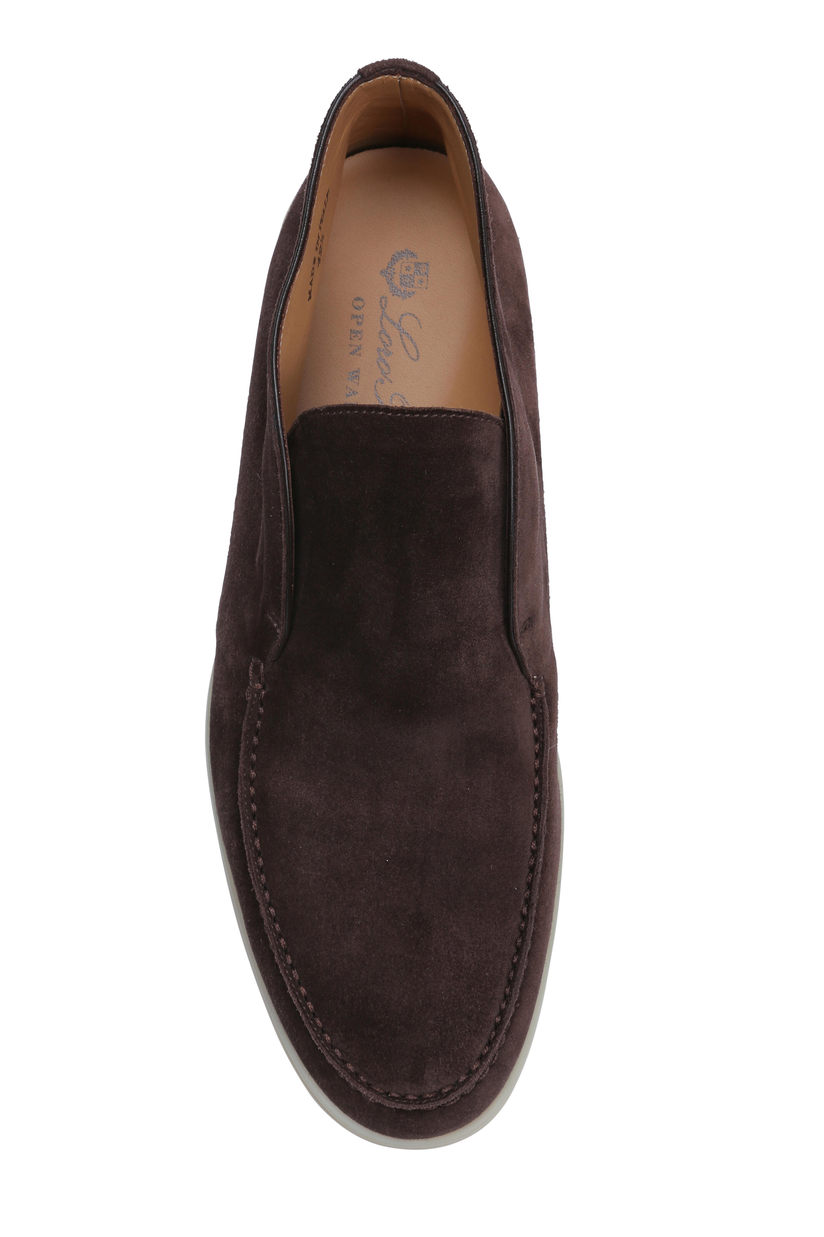 Loro Piana - Open Walk Chocolate Brown Suede Boot