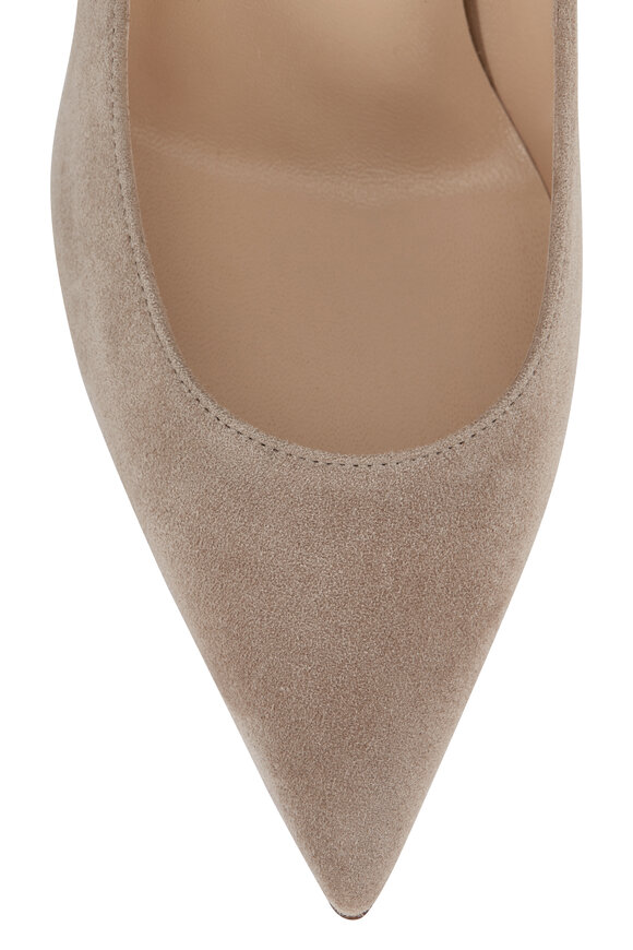 Christian Louboutin - Kate Sand Suede Pump, 85mm