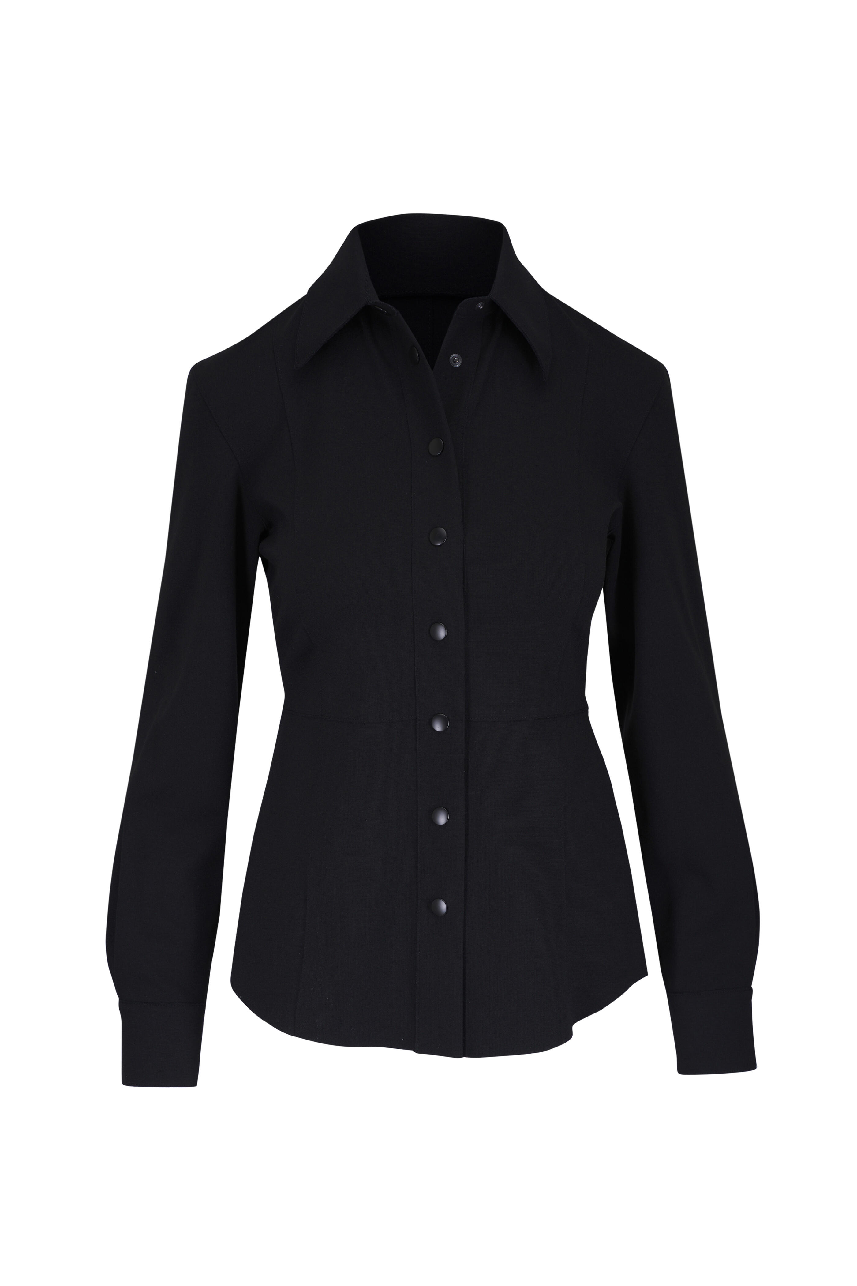 Akris Punto - Black Cinched Waist Shirt