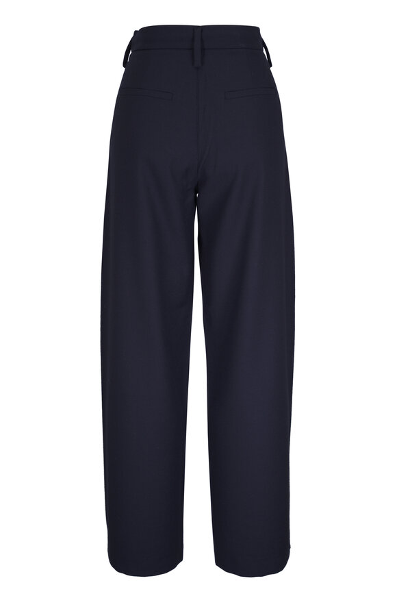 Citizens of Humanity Brynn Navy Italian Virgin Wool Drawstring Pant - view 3