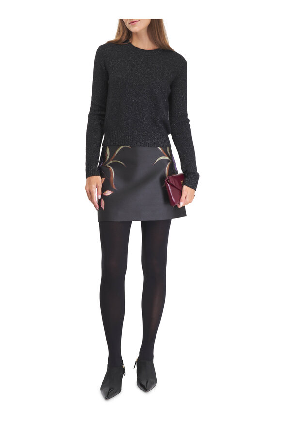 Lisa Yang Mable Black Sparkle Sweater - view 2