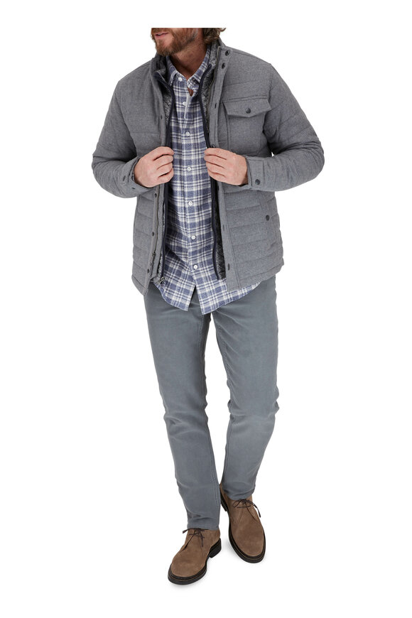 Faherty Brand - Slate Stretch Terry Five Pocket Pant