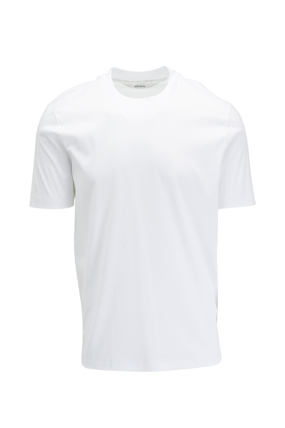 Brunello Cucinelli White Essential Short Sleeve T-Shirt