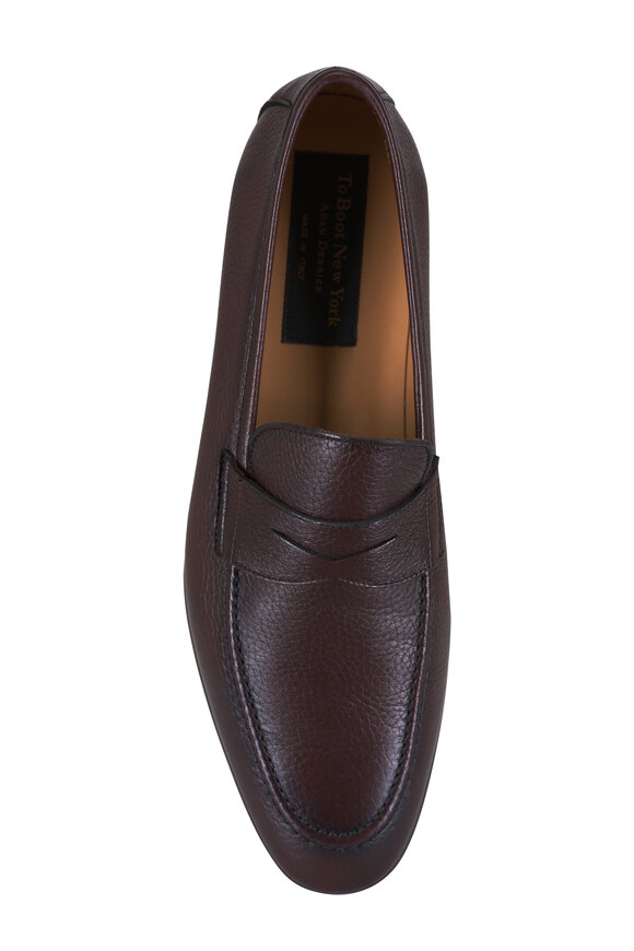To Boot New York Merritt Dark Brown Leather Loafer - view 5