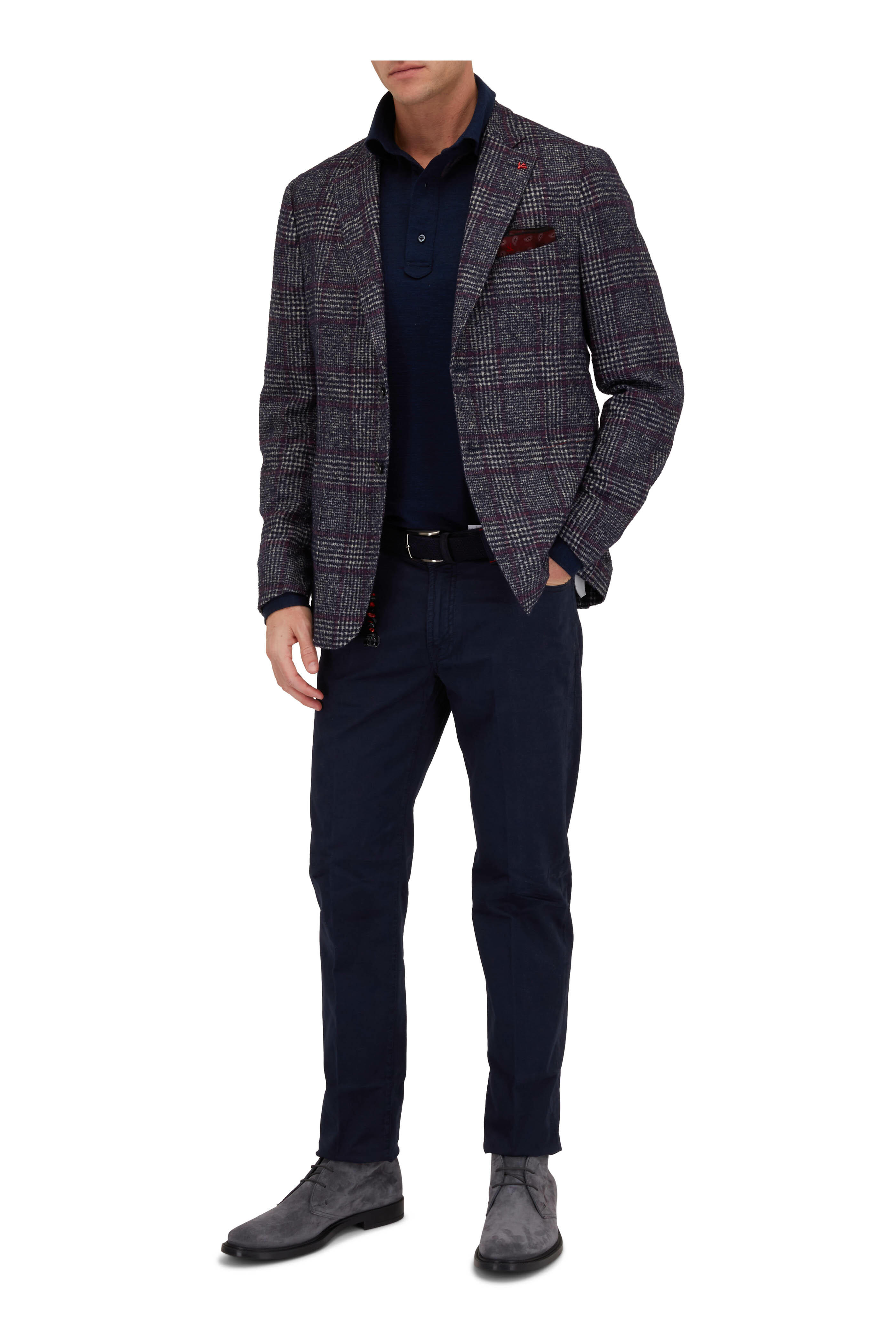 Tod's - Gomma Gray Suede Desert Boot