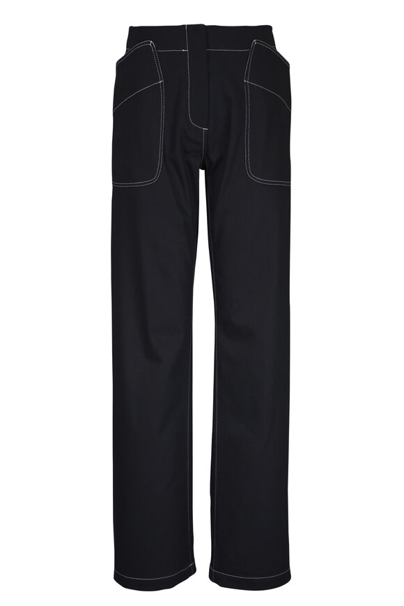 SAINT LAURENT ブラック サルエルパンツ Saint Laurent Paris(サンローランパリ) 607846パンツ ブラック
