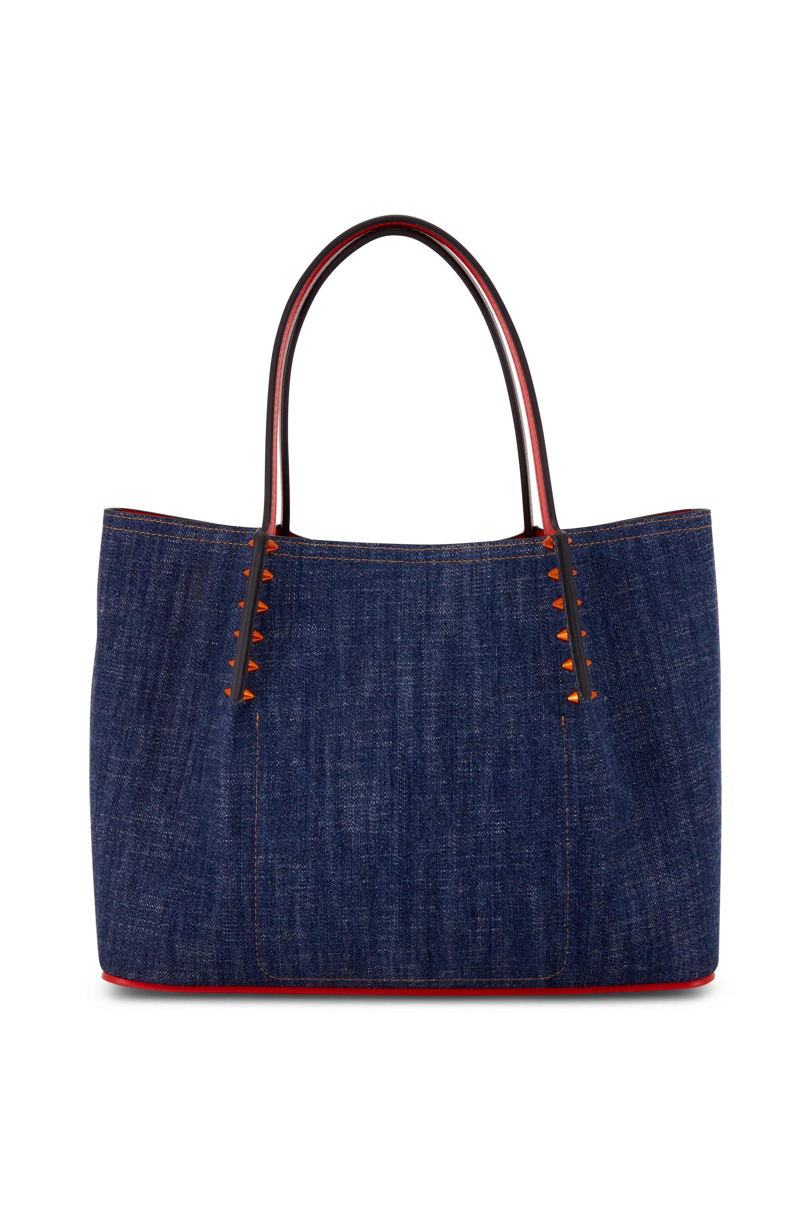 Christian Louboutin - Cabarock Denim Small Tote | Mitchell Stores