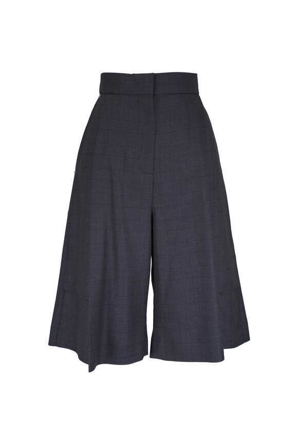 Loewe Dark Gray Wool Cargo Shorts