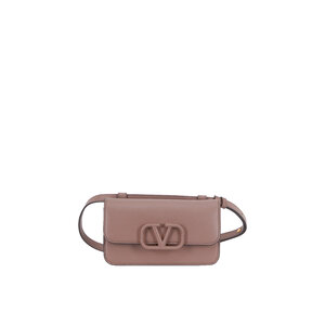 Valentino Garavani - V-Sling Clay Leather Logo Belt Bag
