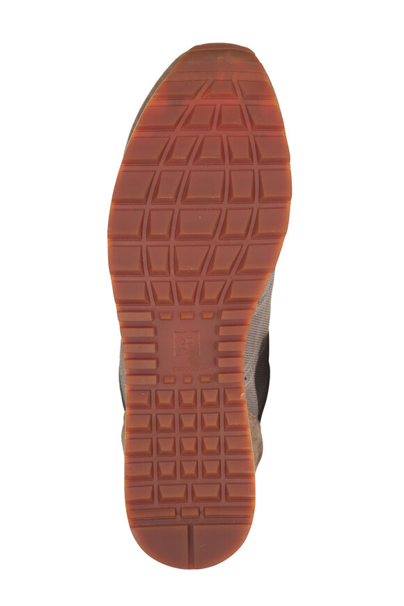 Rubirosa Joan Gray & Brown Suede Sneaker - view 5