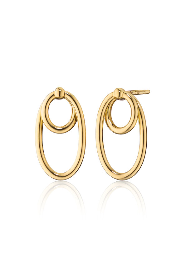 Brunello Cucinelli - Black Monili Loop Earrings | Mitchell