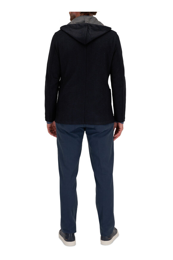 Fradi - Navy Hooded Sportcoat