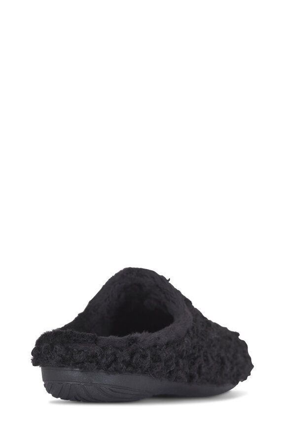 Ron White Teddington Onyx Open Back Boucle Slipper - view 3