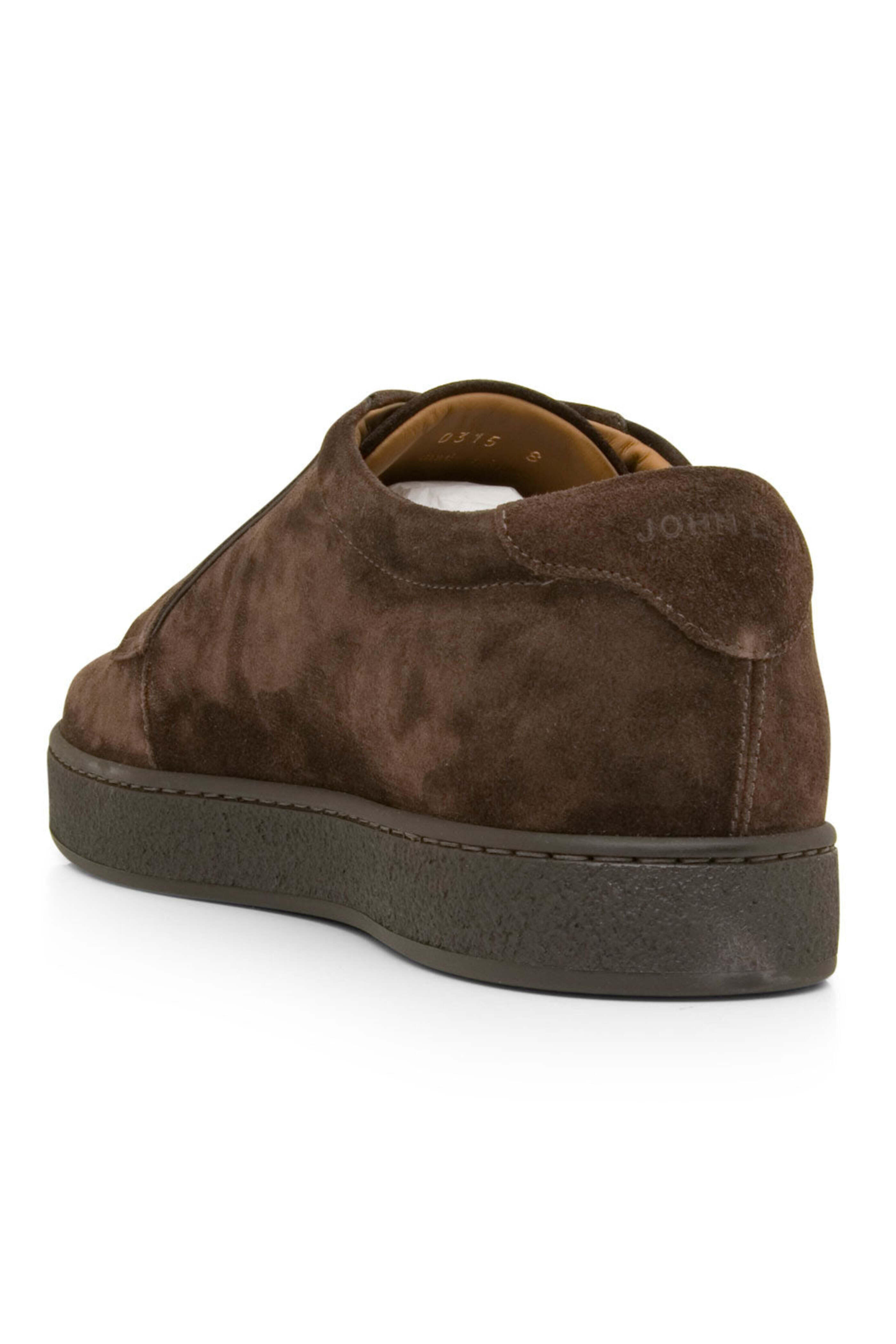 John Lobb - Molten Suede Sneaker in Dark Brown