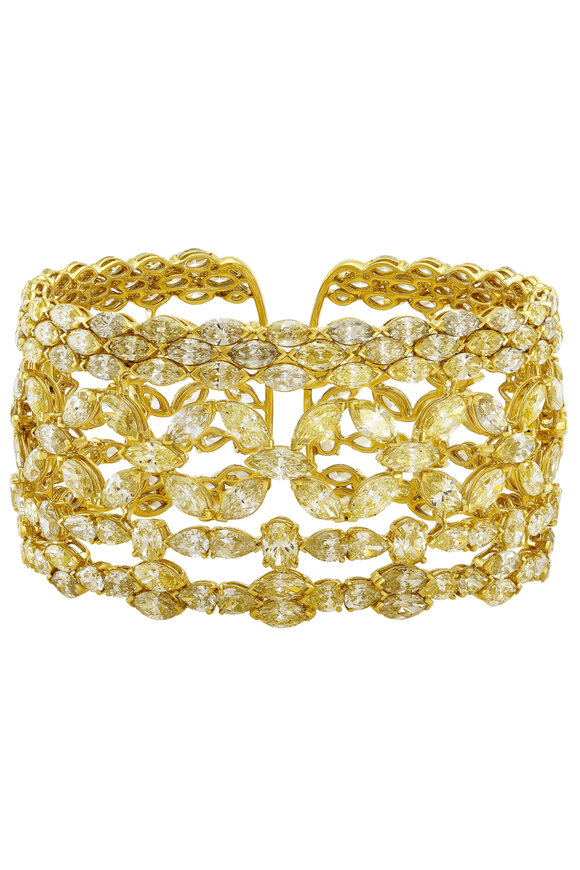 Etho Maria Multi Shape Diamond Cuff