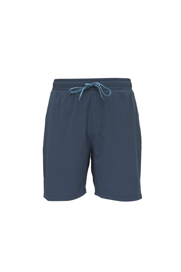 Faherty Brand Shorelite Offshore Storm Swim Trunks
