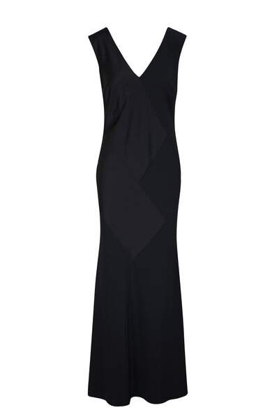 Dolce & Gabbana - Black & White Rose Print Dress