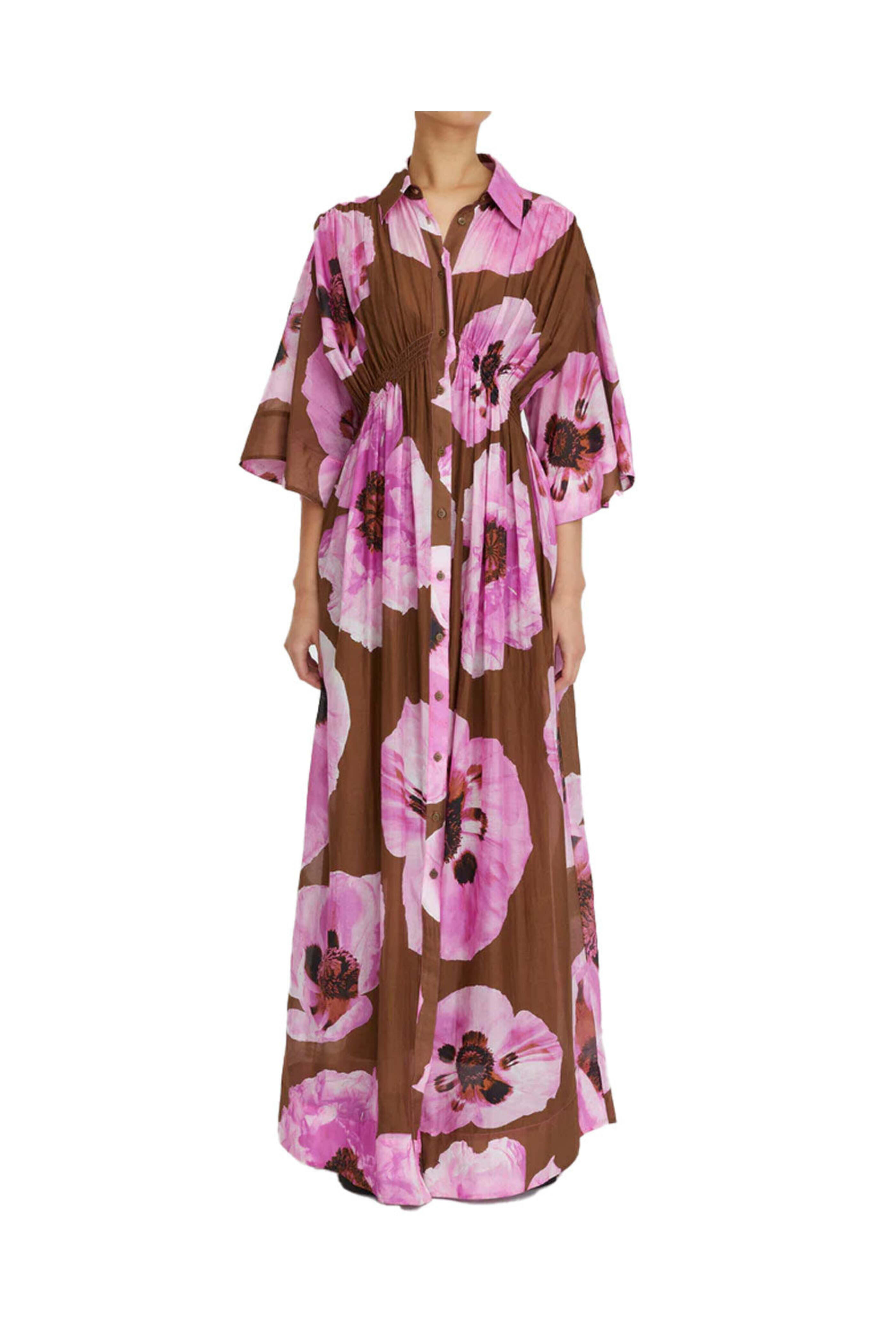 Lee Mathews - Plum Flora Dress