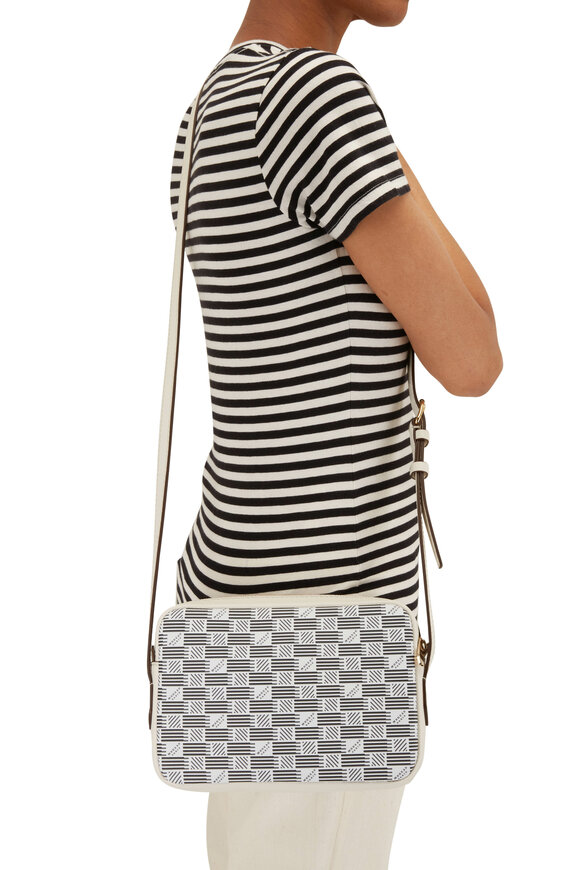 Moreau Paris - Savoi White Logo Camera Crossbody