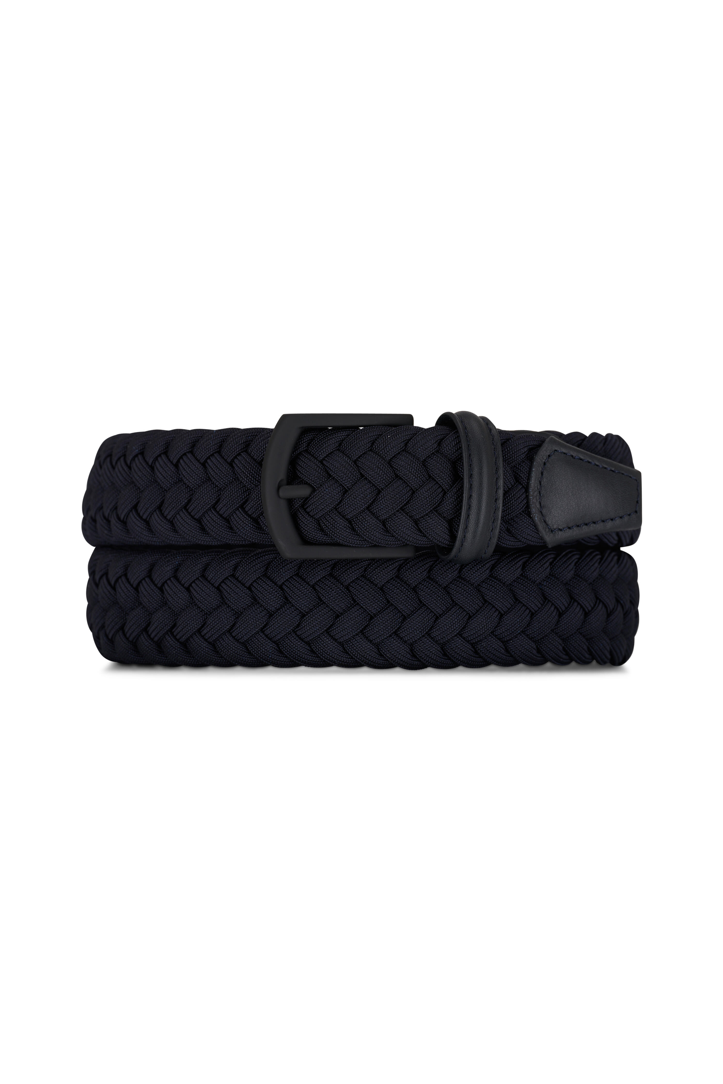 Anderson's - Navy & Gray Braided Belt