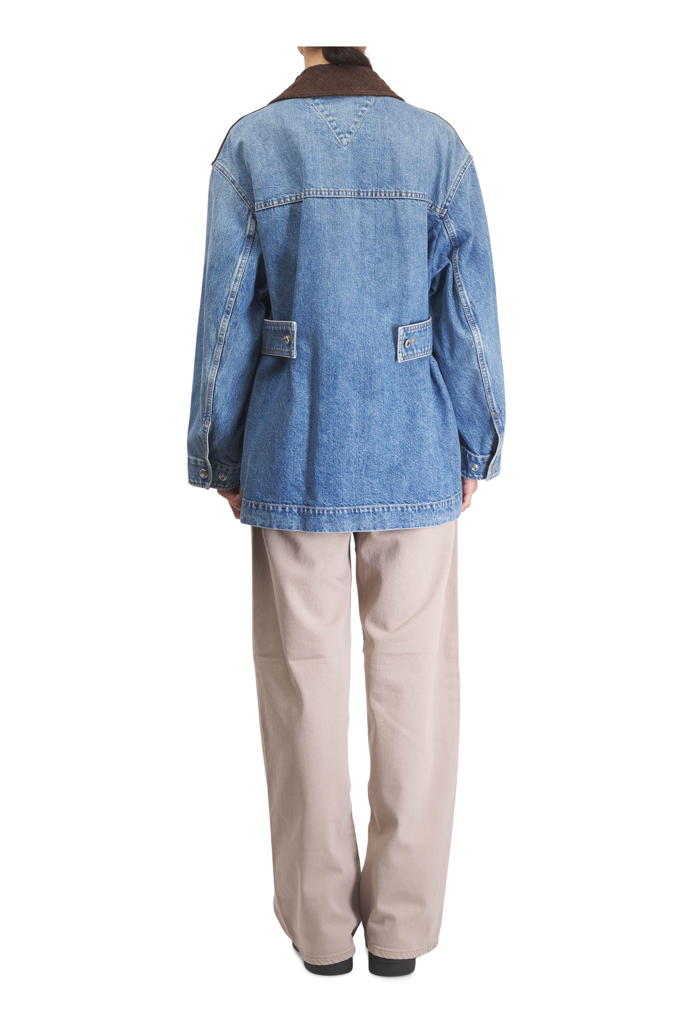 Bottega Veneta - Vintage Mid Blue Indigo Denim Jacket