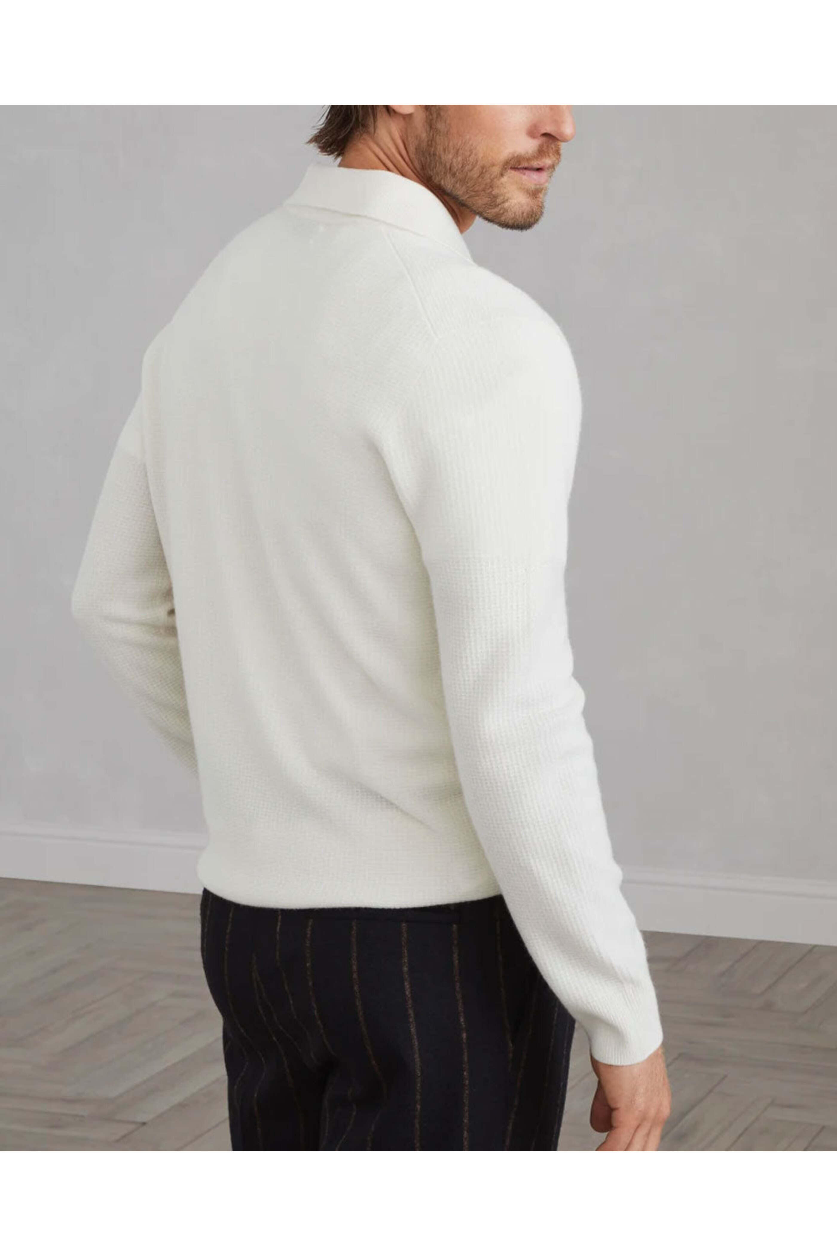 Brunello Cucinelli - Panama White Cashmere Sweater