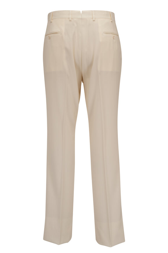 Ralph Lauren Purple Label - Chic Cream Wool Pant