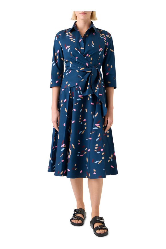 Bottega Veneta - Indigo Denim Twill Mini Dress | Mitchell Stores