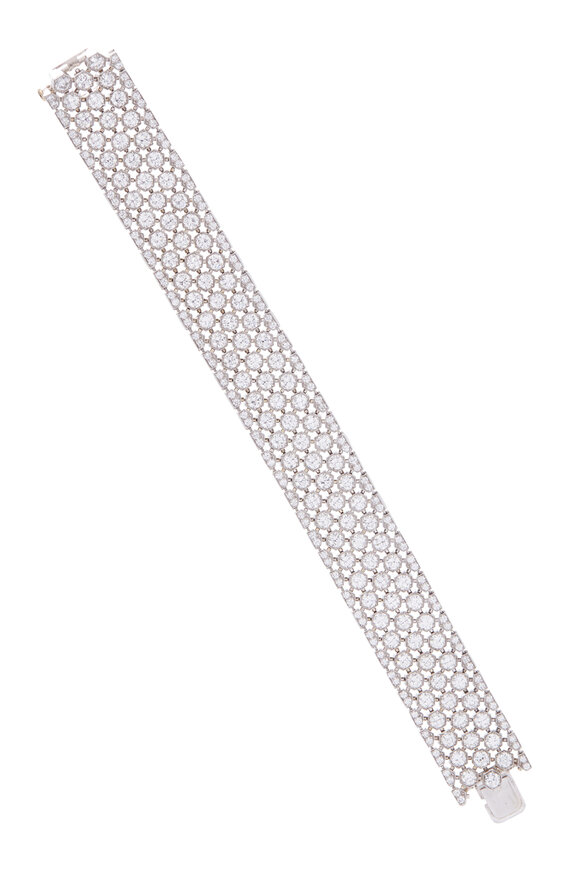Fred Leighton - Flexible Diamond Honeycomb Bracelet