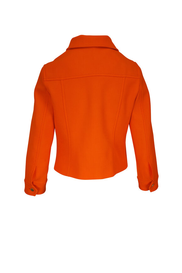 Akris Punto - Orange Signature Wool Fitted Jacket