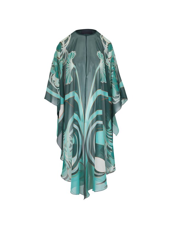La DoubleJ Maria Placée Silk Cape - view 3