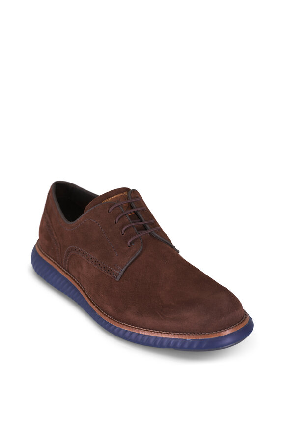 Martin Dingman Countryaire Brown Suede Dress Shoe - view 1