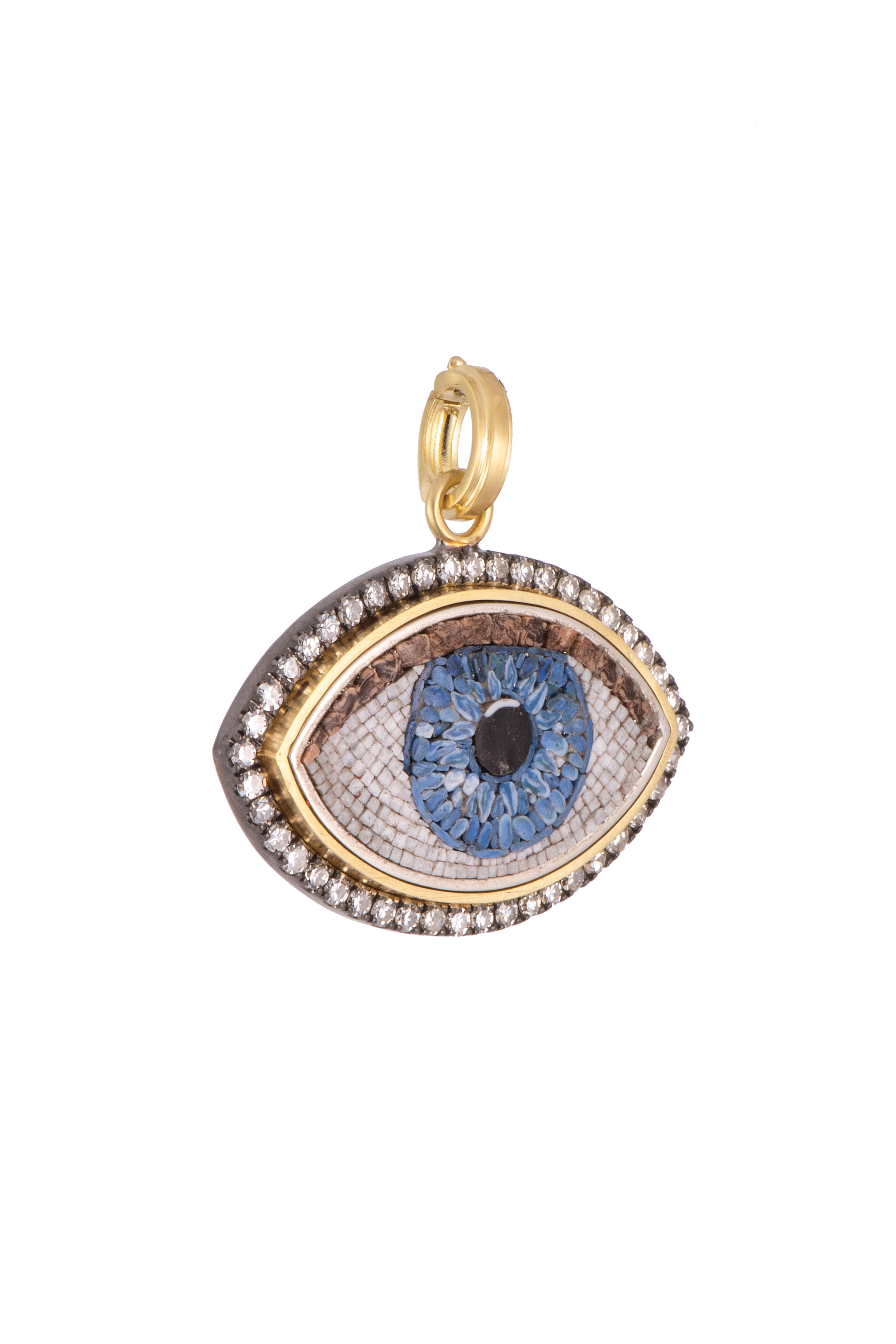 Sylva & Cie - Mosaic Evil Eye Pendant - view 2
