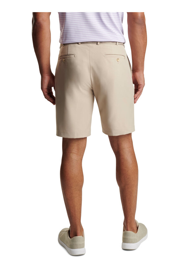 Peter Millar Salem Khaki Twill Performance Shorts - view 4
