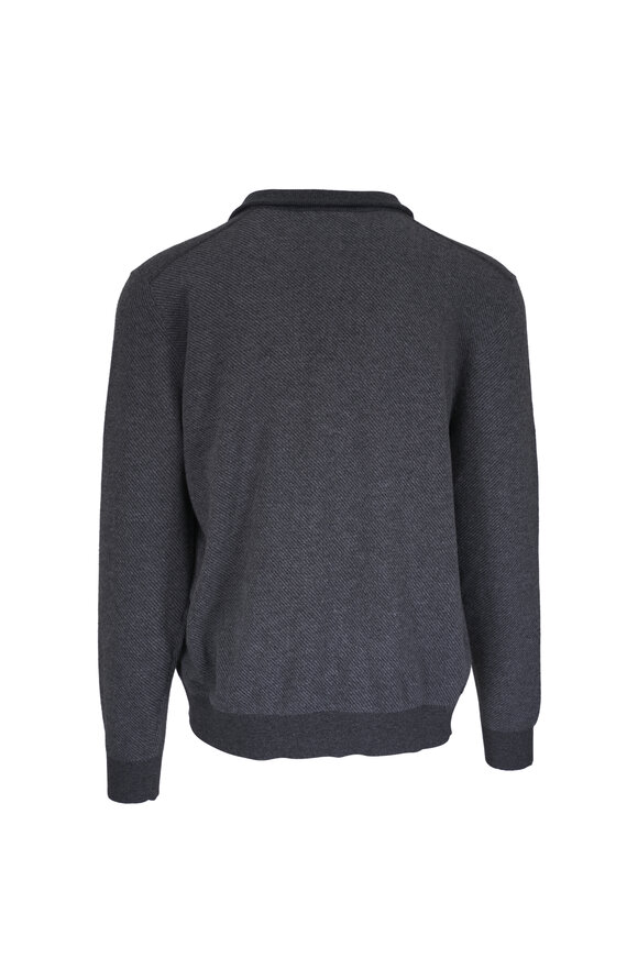 Brunello Cucinelli ブラックセーター 肘パッチ付き　サイズ:M uploading-1436472.jpg