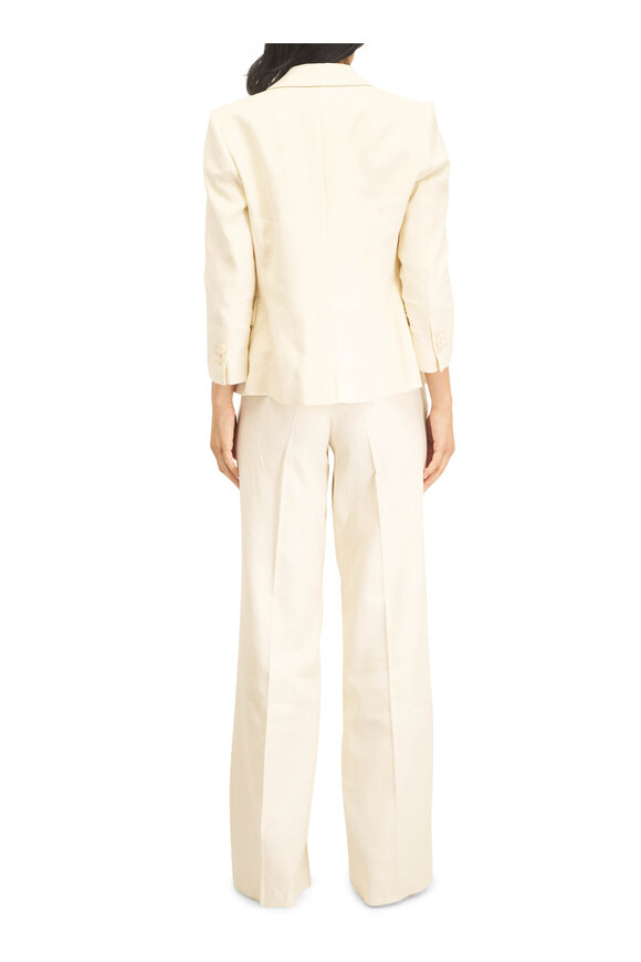Dorothee Schumacher Cream Linen & Cotton Pant - view 3