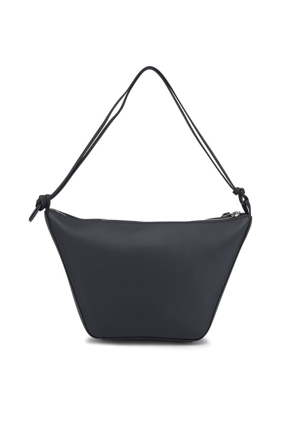 Loewe - Mini Hammock Black Leather Hobo Bag 