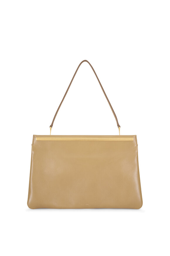 The Row Elise Mustard Leather Top Handle Bag - view 1